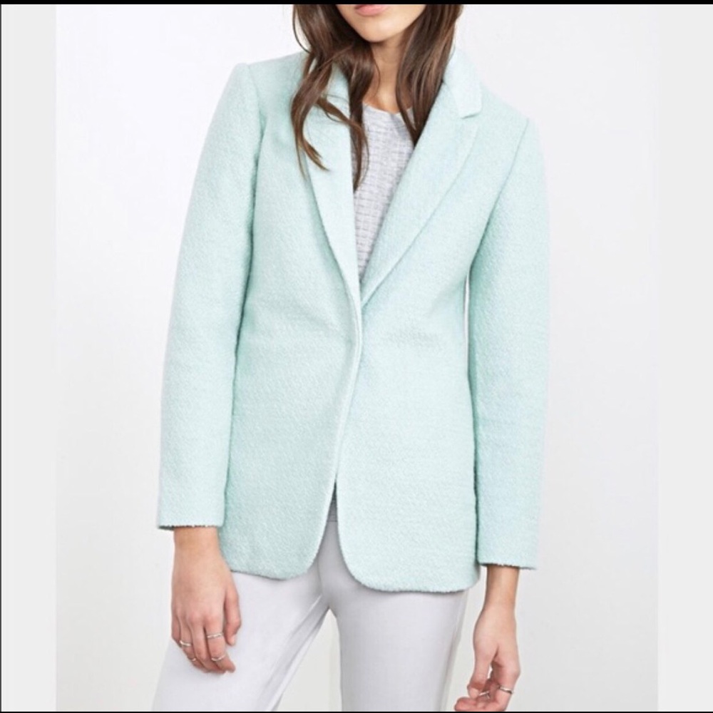 ‼️ CLOSET CLEAR OUT: Pastel Boucle Wool-blend coat